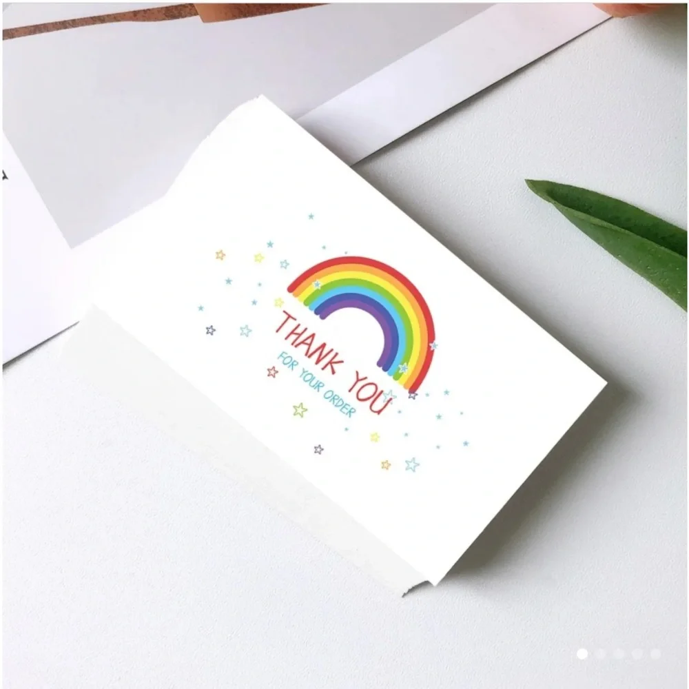 50pcs Exquisite Thank You Cards - Perfect for Business, Baby Shower, W…